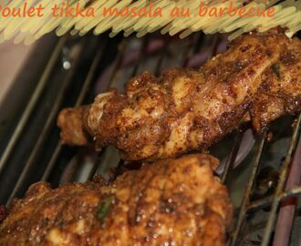 Recette de cuisses de poulet marinées tikka massala au barbecue, à la plancha (cuisine indienne)