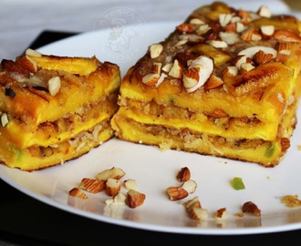 SWEET BREAD LASAGNA / LAYERED SWEET WITH BREAD AND PLANTAIN