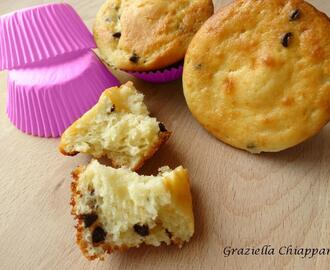 Muffin morbidi ricotta e cioccolato | Ricetta