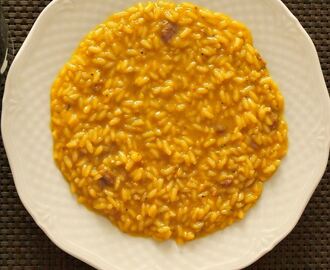 Recette de riz à la vénitienne au safran et curcuma, comme un risotto