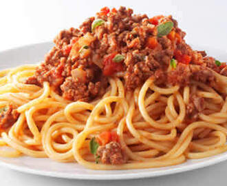 Spaghetti à la bolognaise au cookeo