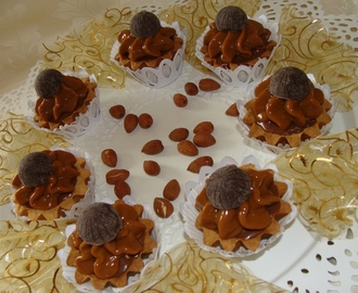 mini tarte choco-noix et caramel