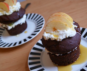 {Bezlepkové} Pohankové muffiny čokoládovo-banánové