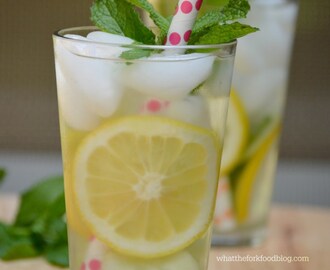 Cucumber, Lemon and Mint Infused Water