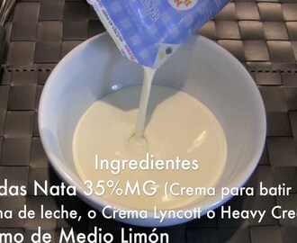 Cómo hacer crema agria casera fácil y rápido ( Sour Cream - Créme Fraiche ) - Recetas de Cocina