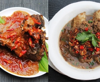 Resep Sup  Konro Bakar Iga Sapi Khas Makassar (Indonesian Spicy Beef Ribs Soup, Barbequed with Peanut Sauce)