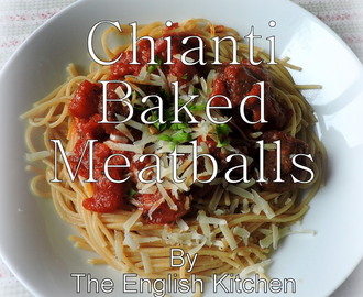 Chianti Baked Meatballs