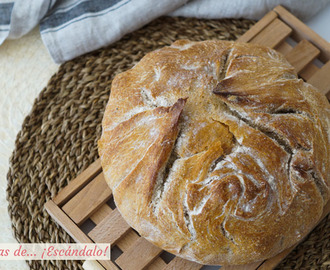 Pan casero en cazuela. Receta muy fácil para hacer pan en casa