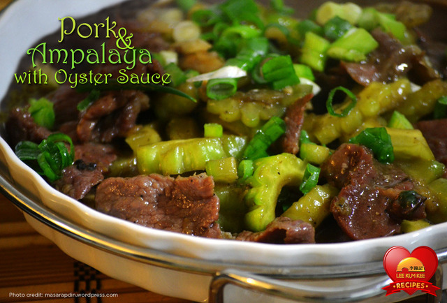 Pork and Ampalaya with Oyster Sauce