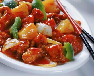 Pineapple végé chinese noodles ''sweet & sour''