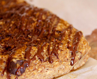 healthy chocolate chip banana bread bars