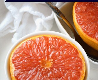 Broiled Grapefruit with Cinnamon and Honey