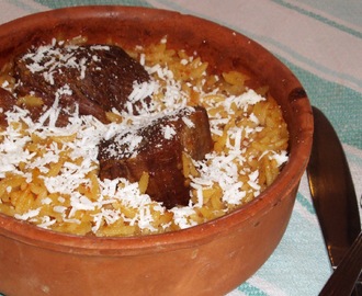 Μοσχάρι γιουβέτσι με κριθαράκι στο φούρνο