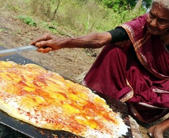 Tasty Egg Dosa || King of Egg Dosa By My Grandma's Village Style || Country Foods