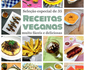 35 receitas veganas fáceis e deliciosas