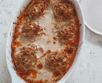 Köttfärssås och spagetti med en twist