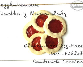 Bezglutenowe Ciastka z Marmoladą bez Jajek // Gluten-Free Egg-Free Jam-Filled Shortbread Sandwich Cookies