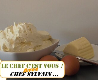 Crème au beurre - Recette par Chef Sylvain