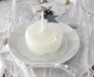 První narozeninový dort "pure white"
