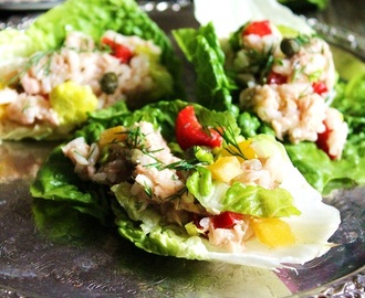 Sałatka ryżowa z tuńczykiem i warzywami - fit