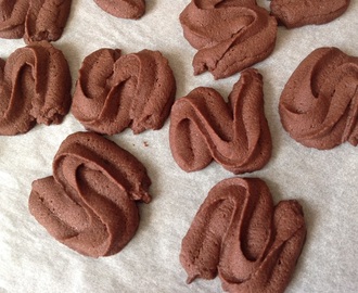 Křehké kakaové sušenky