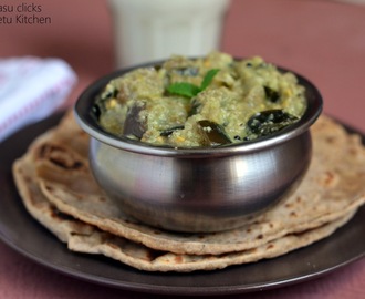 Upponkai/Brinjal and coconut curry - Side dish for Chapathi/Roti