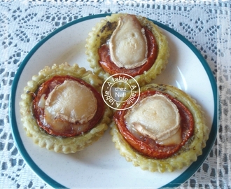 Tartelettes express pesto et tomate