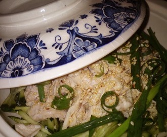 Chicken Salad with Szechuan Chilli Oil