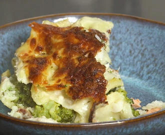 Probeer eens een keer wat anders: Heerlijke lasagne met zalm, kabeljauw en broccoli uit de Airfryer!