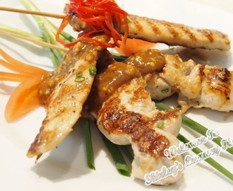 Martin Yan's Grilled Chicken Satay with Spicy Peanut Sauce