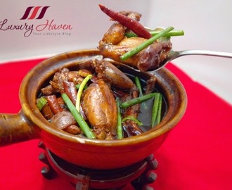 Succulent Claypot Kung Pao Frog Legs Recipe (砂煲宫保田鸡)