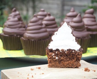 High Hat Chocolate Cupcakes