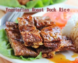 Vegetarian Roasted Duck Rice