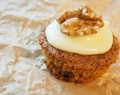 Healthy carrot cupcakes