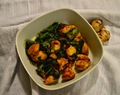 #314 Chicken & Kale Stir Fry for One, By: V
