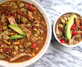 Easy and Spicy Brunswick Stew (Vegan or Vegetarian or Not!) – with Chicken and Beef