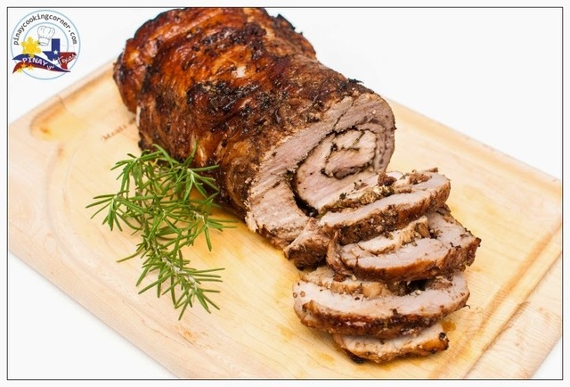 Roast Balsamic & Herb Rolled Pork Loin