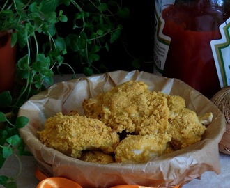 Dietetyczne nuggetsy czyli kurczak w płatkach kukurydzianych