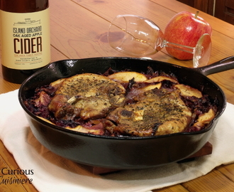 Apple Cider Pork with Red Cabbage and Oak Aged Apple Cider #winePW 5