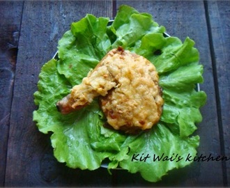 芥末乳酪烤鸡腿 ~ Baked Chicken Leg with Mustard Sauce and Cheese