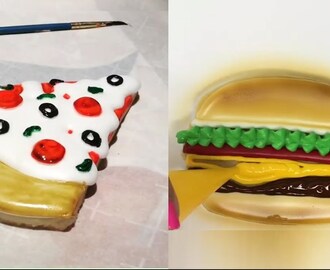 HOW TO MAKE Cookie Art Decorating Icing Sugar #CookiesDecorating Satisying