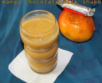 Mango Chocolate Milkshake | Chocolate Mango Milkshake Without Ice cream For Kids | Easy Healthy Milk Shakes