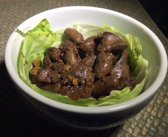 Chicken Hearts and Liver Adobo