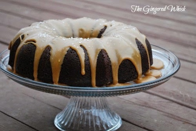 Guinness Chocolate Cake with Salted Caramel Icing