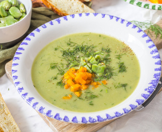 Zupa krem z bobu (zupa bobowa) – zielona miska mocy