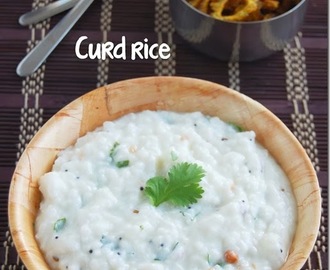 Thayir sadham / Curd rice