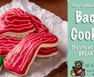 How to Make Simple Bacon Cookies with a Video
