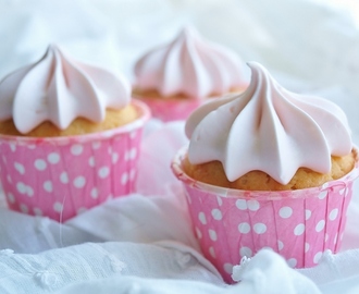 Cupcakes med marshmallowfrosting