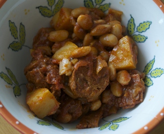 Vegan Portuguese Bean Stew.
