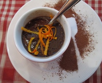 chocolate and orange cream brulée